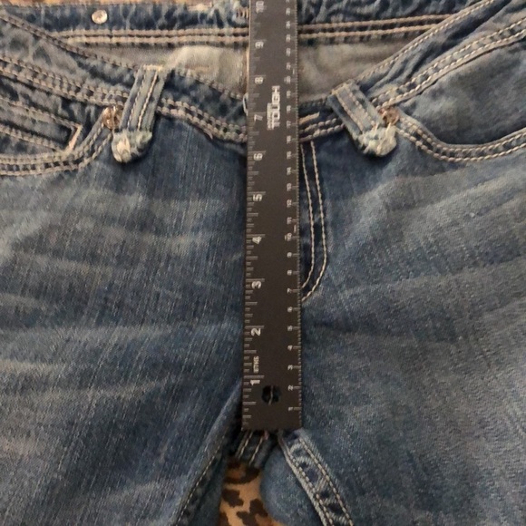 MISS ME size 30 blue jeans fits 10/12 straight boot like new some stretch - Picture 9 of 14